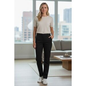 Women's Apostrophe Stretch Black Dress Pants Slim Fit Size 12S